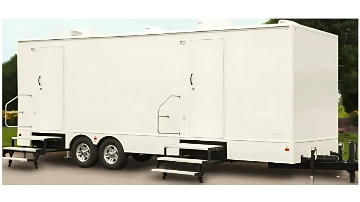 8x25 luxury restroom trailer rental